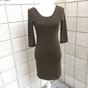 EUC Papaya Bodycon Mini Dress.